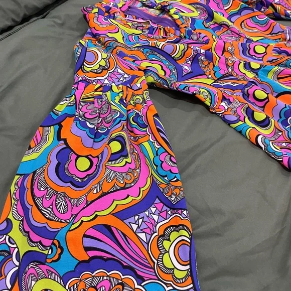 Vintage Oleg Cassini Psychedelic Maxi Dress | Late 1960s–Early 1970s XS - Picture 2 of 13